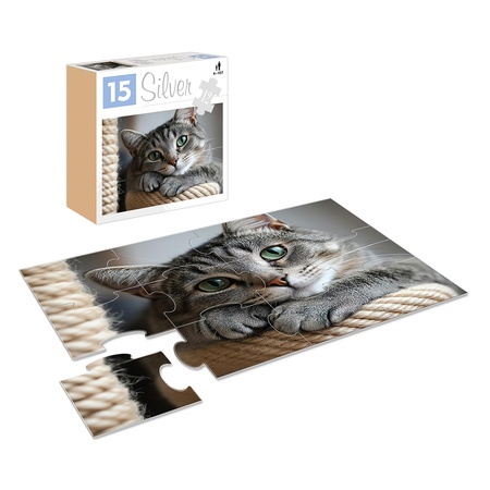 Puzzle dla seniora kot seria silver 12 elementów